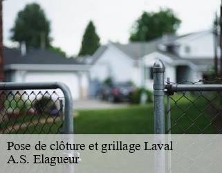 Pose de clôture et grillage laval-53000 A.S. Elagueur